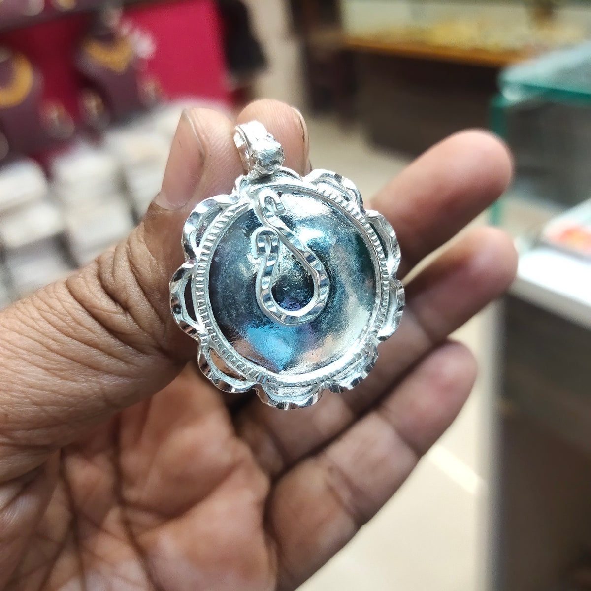 Sigu Billa Pure Silver Baby Protection Pendant - Traditional Amulet