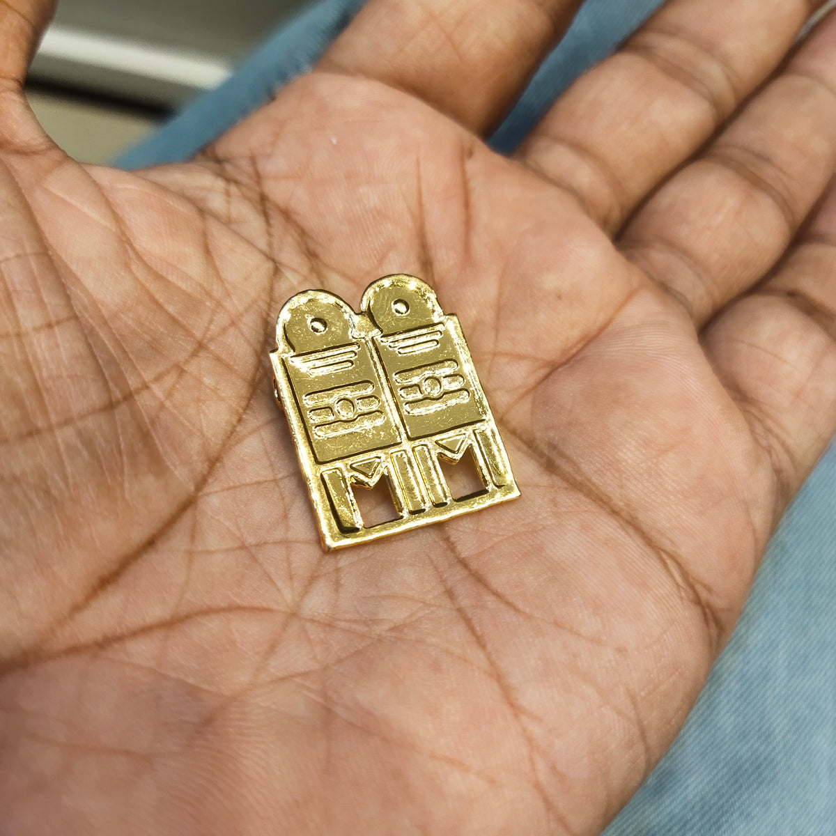 Stunning 24K Gold Plated Thali Pendant - Glow in Gold by ASP Fashion Jewellery