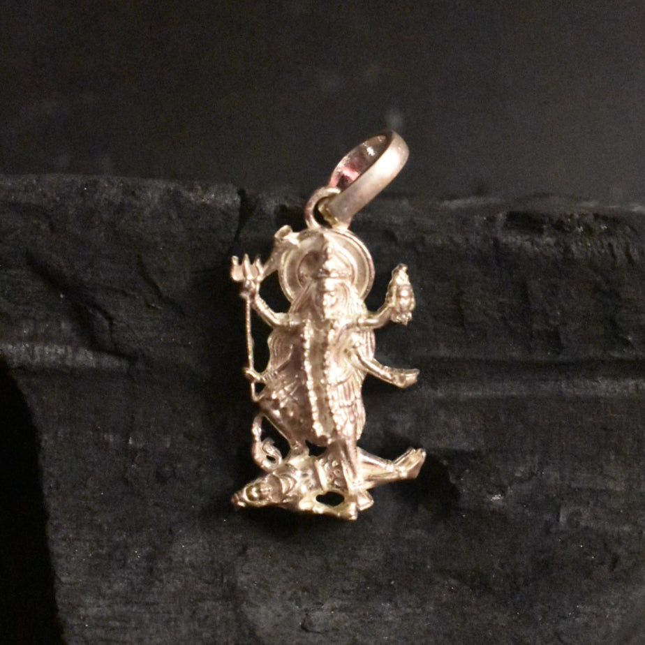 Kali Mata Silver Pendant Divine Protection Jewelry Asp Fashion