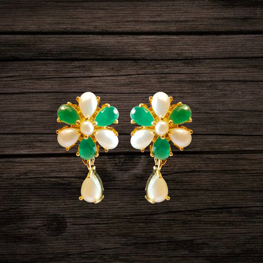 Pearl Stud Earrings Elegant Everyday Classic Asp Fashion