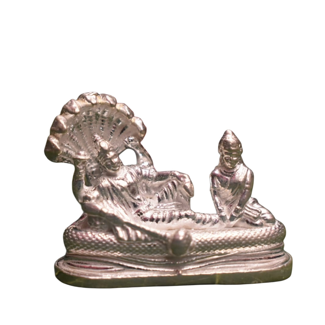 Pure Silver Padmanabha Swami Idol