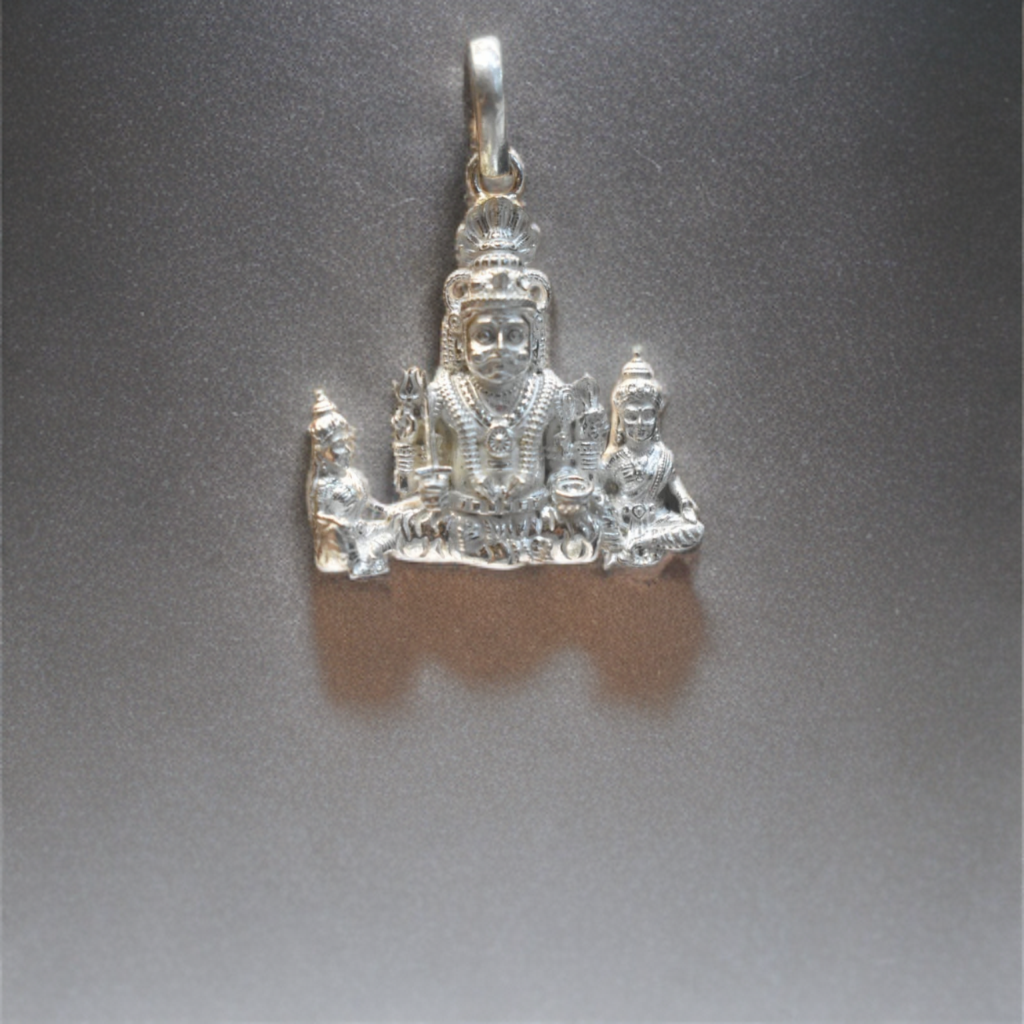 Pure Silver Mallanna Swami Pendant By Asp Fashion Jewellery