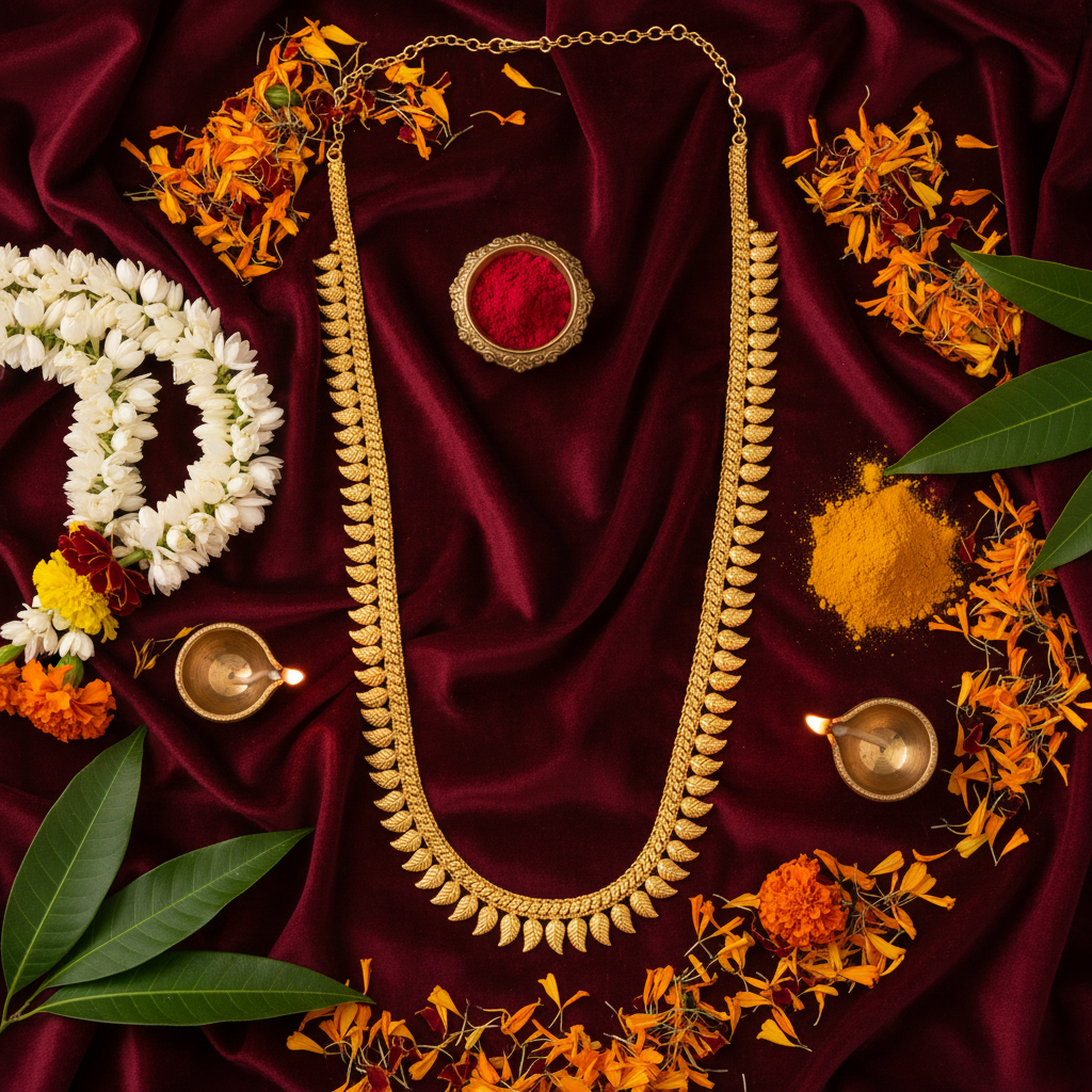 Gold Leaf Haram โ Flat Lay Cultural Context