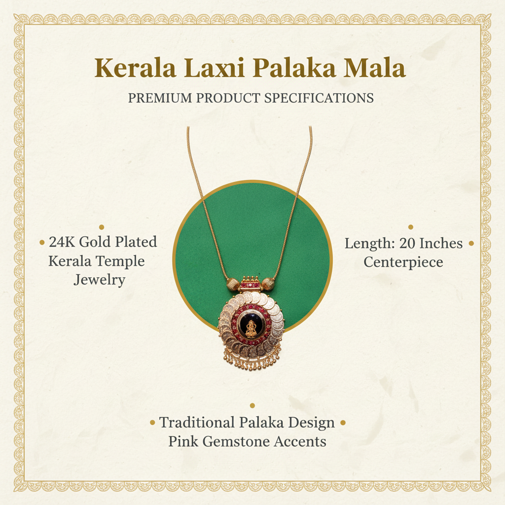 Kerala Laxmi Palakka Mala specifications graphic