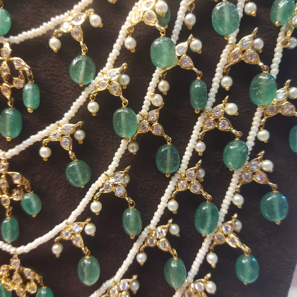 Pearls Satlada Haar - Classic Seven Layer Necklace | Asp Fashion 375042435573