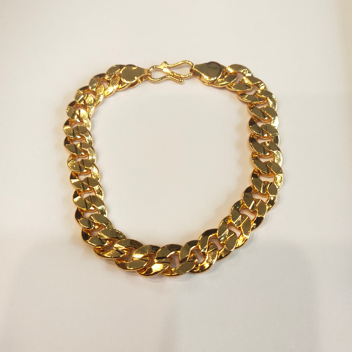 ASP Cuban 24K Gold Plated Bracelet for Men - Glamour Collection