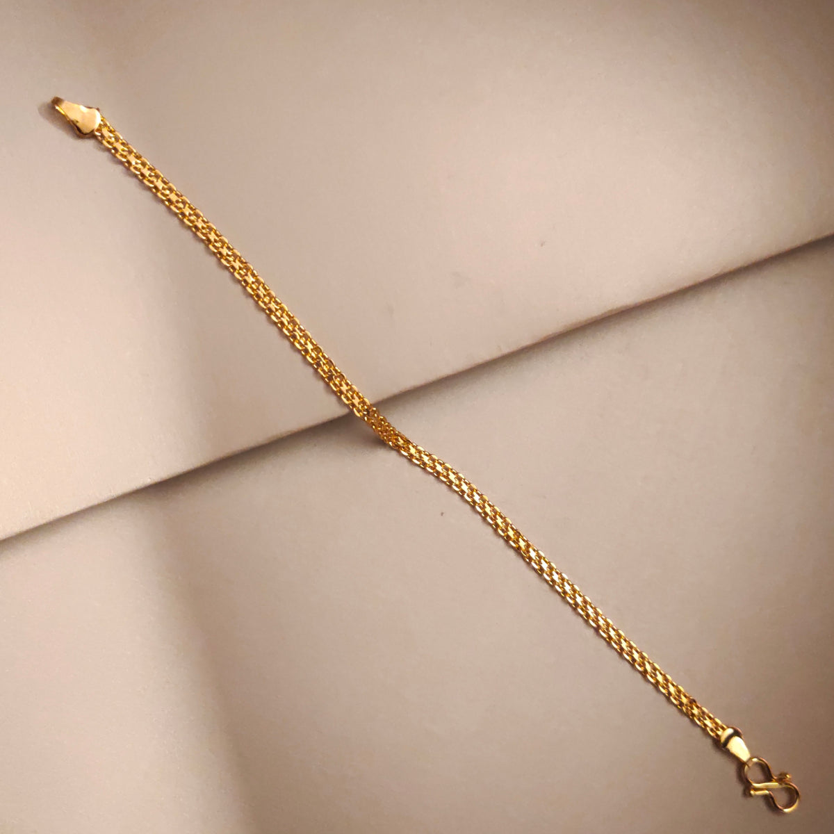 ASP Gold Plated Chain Bracelet for Men - Glamorous Gold Collection