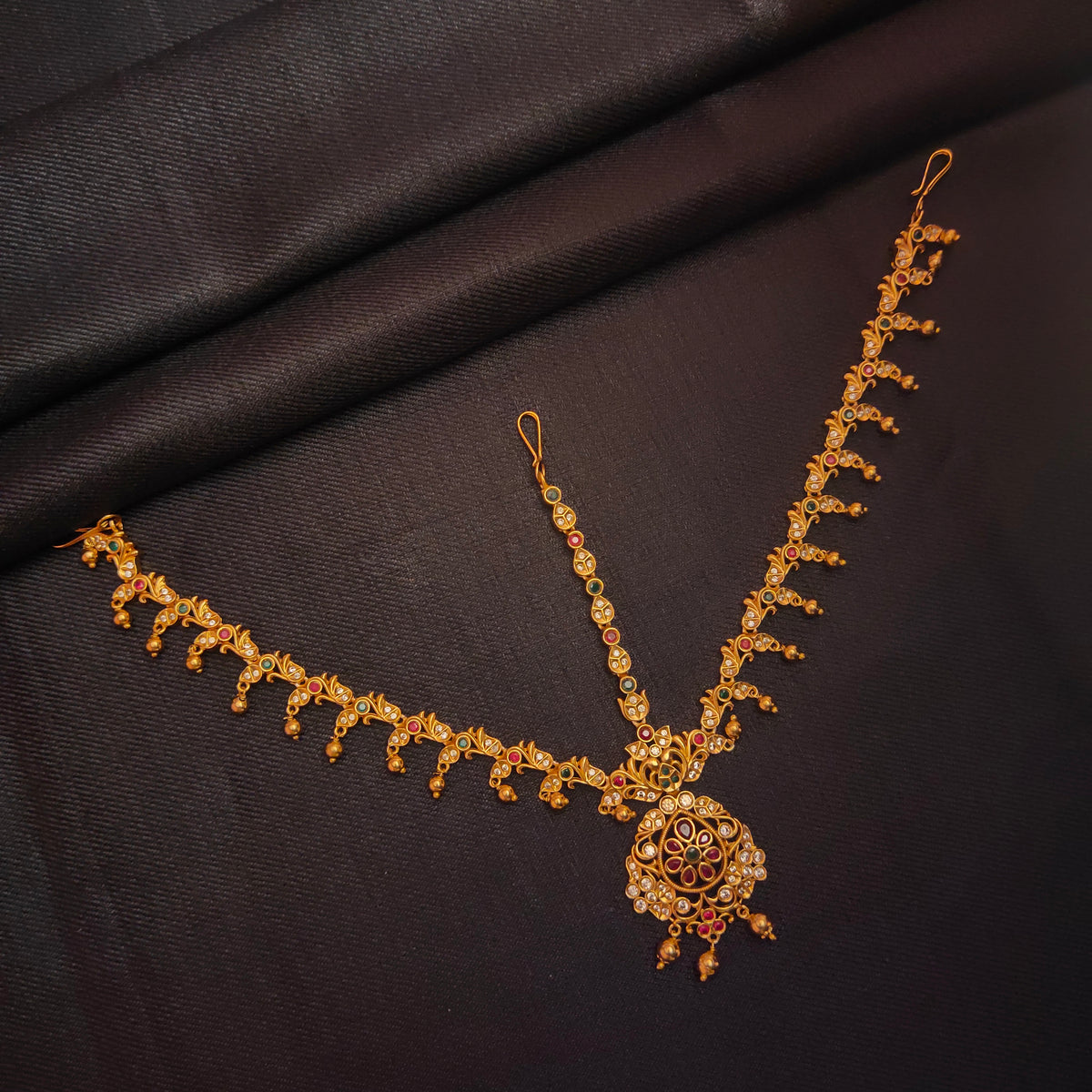 Timeless Elegance Antique Mathapatti - Multi-Color Traditional Bridal Jewelry | ASP Fashion