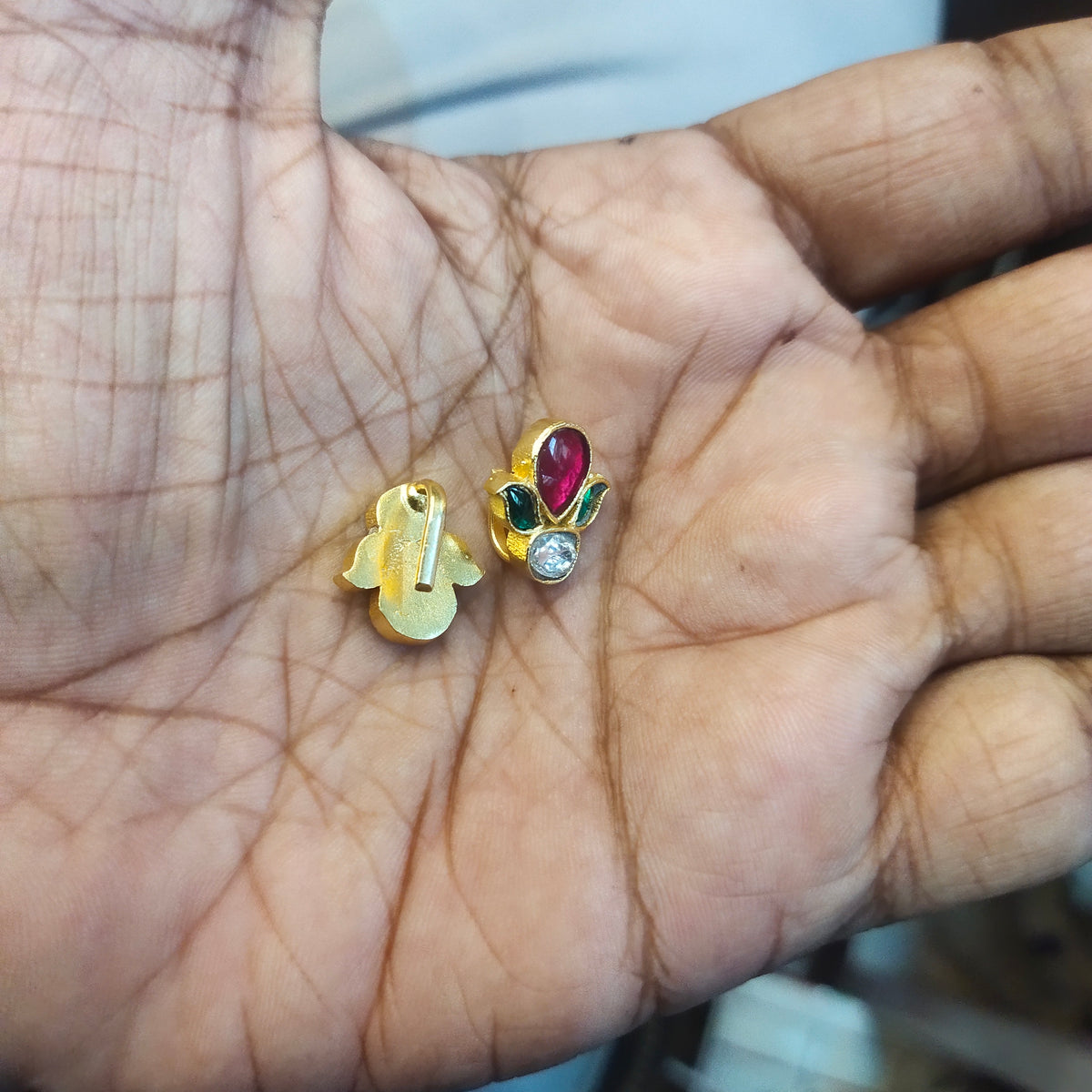 Minimalist Gold Wire Bugadi Earrings - Daily Wear Elegance