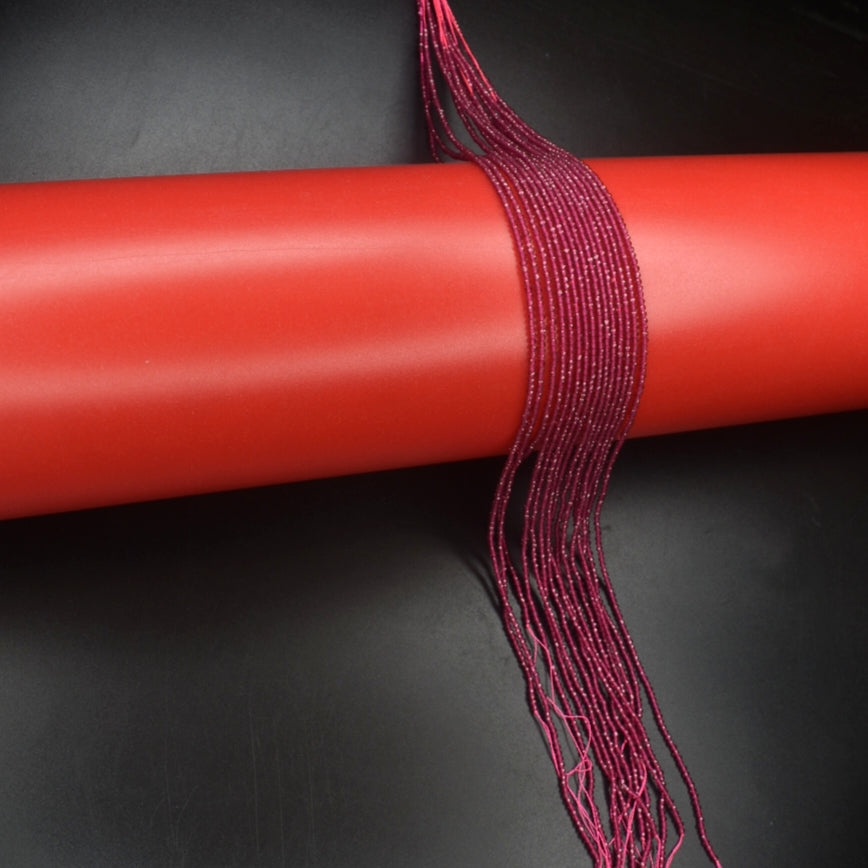 Dark Red Spinel Beads - Premium Semi-Precious Gemstone Strands