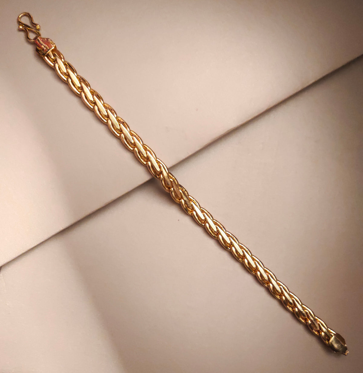 ASP Gold Plated Bracelet for Men - Glistening Elegance Collection