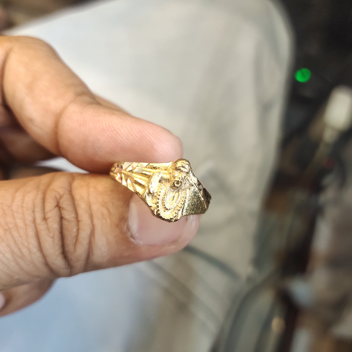 Panchaloha Sai Baba Ring