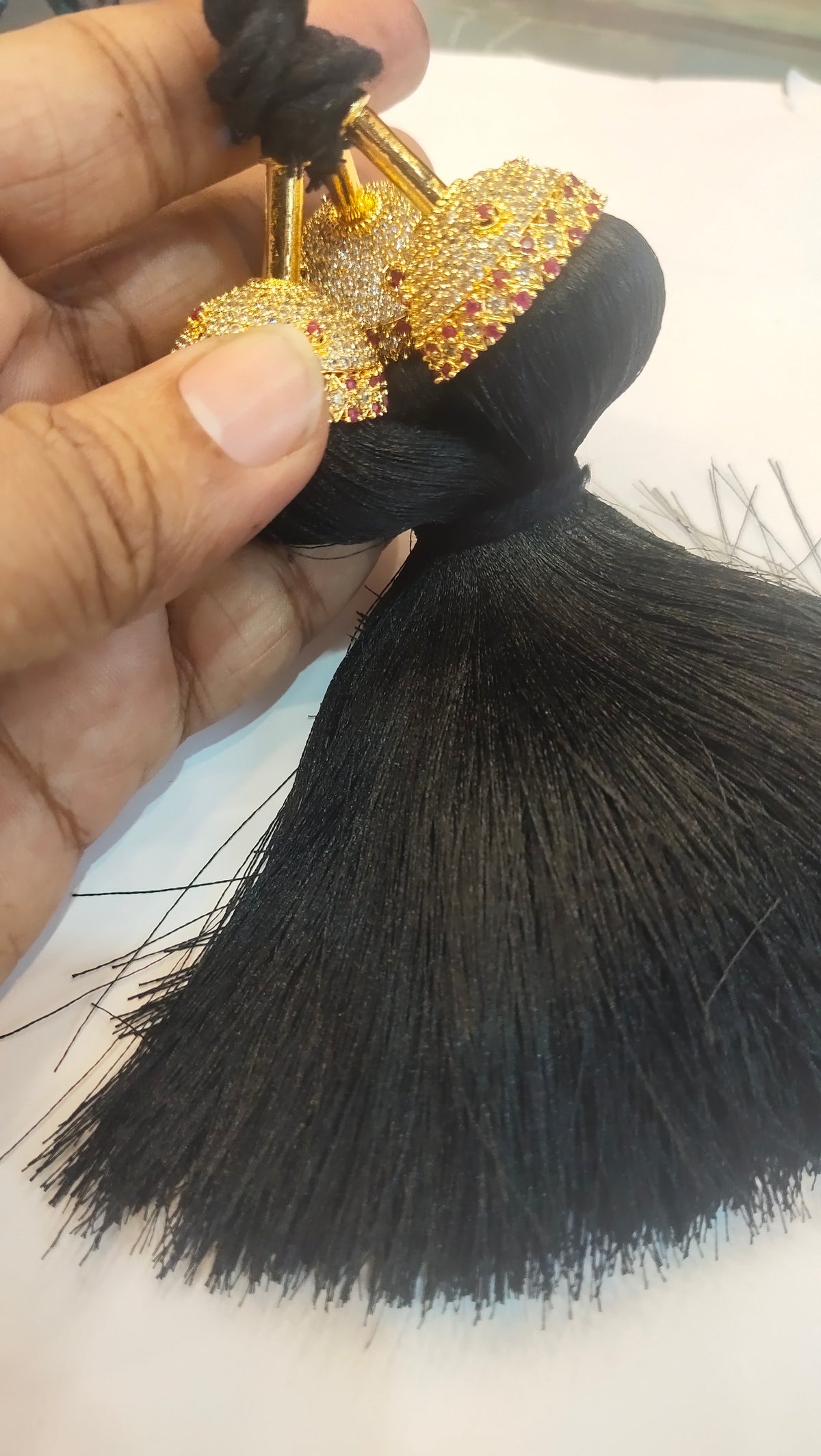 Asp Zircon Kunjalam - Kuppulu - Jada Gantallu - For Classical Dance Hair Extension