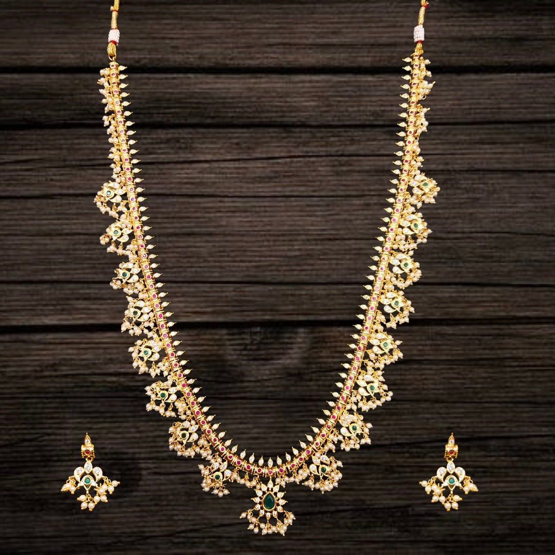 Asp Fashion Jewellery Cz Guttapusalu Necklace Set β πππ½