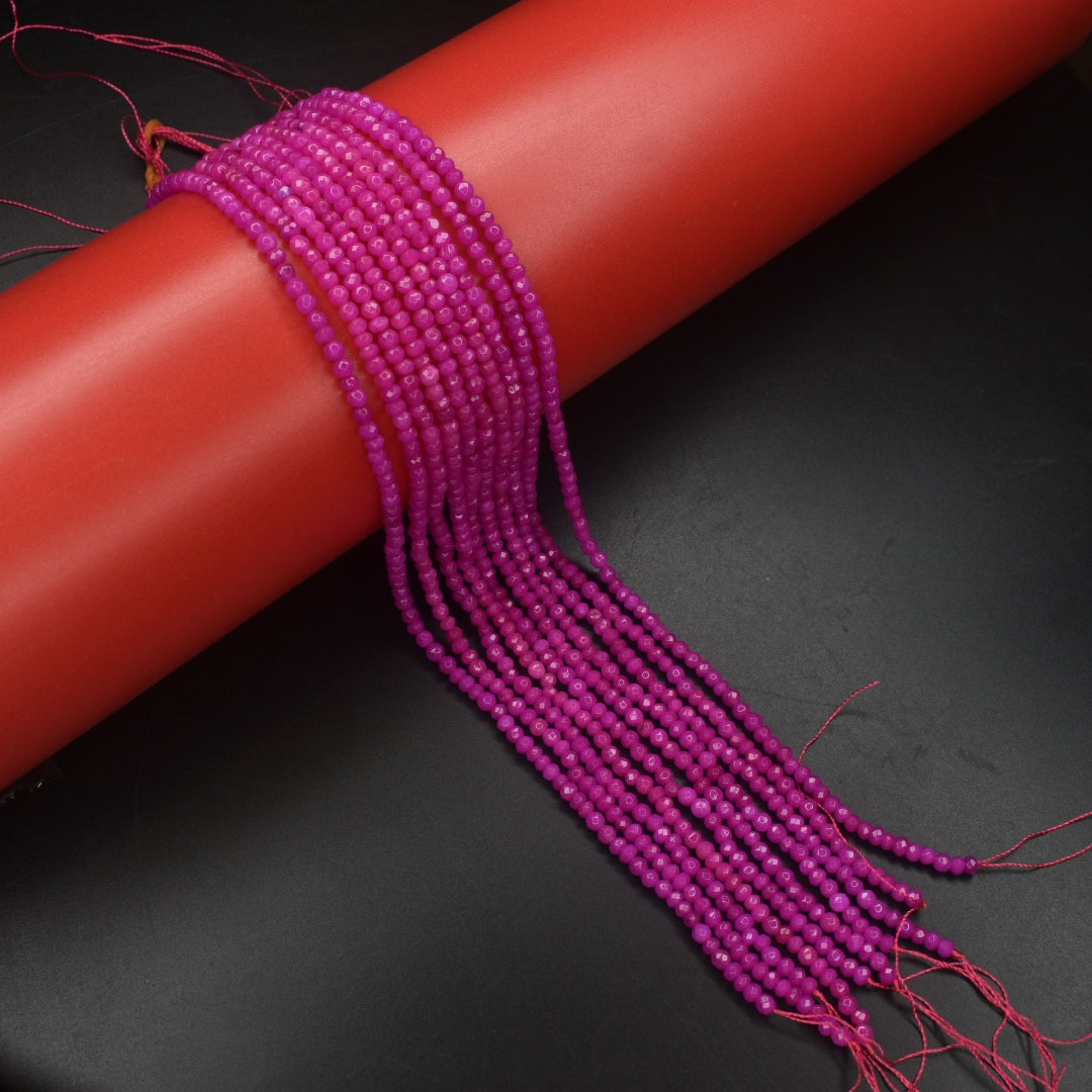 Pink Onyx Beads - Rose Gemstone Strands for Jewelry Making