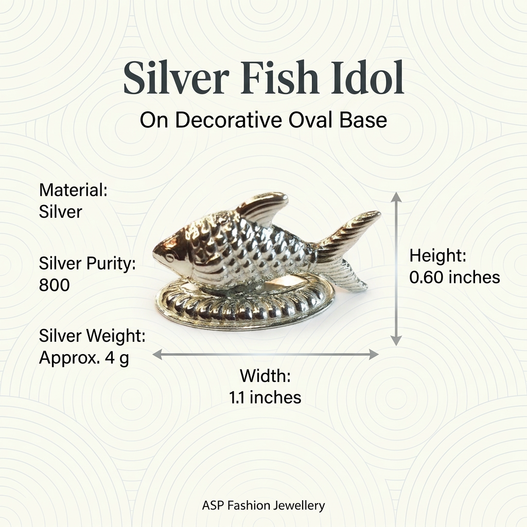 Square specification image for the silver fish idol