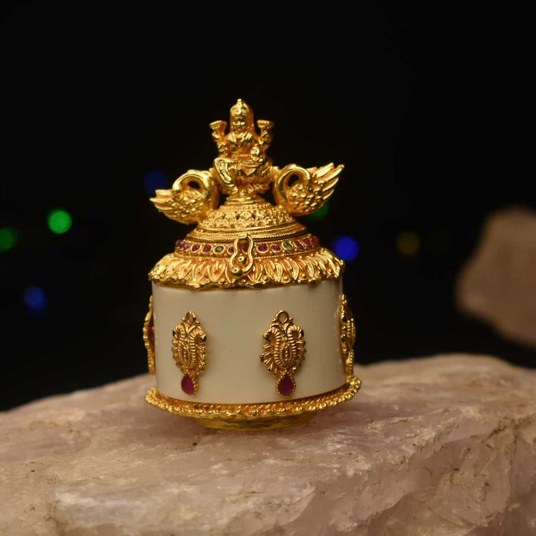 One Gram Gold Kumkum Box