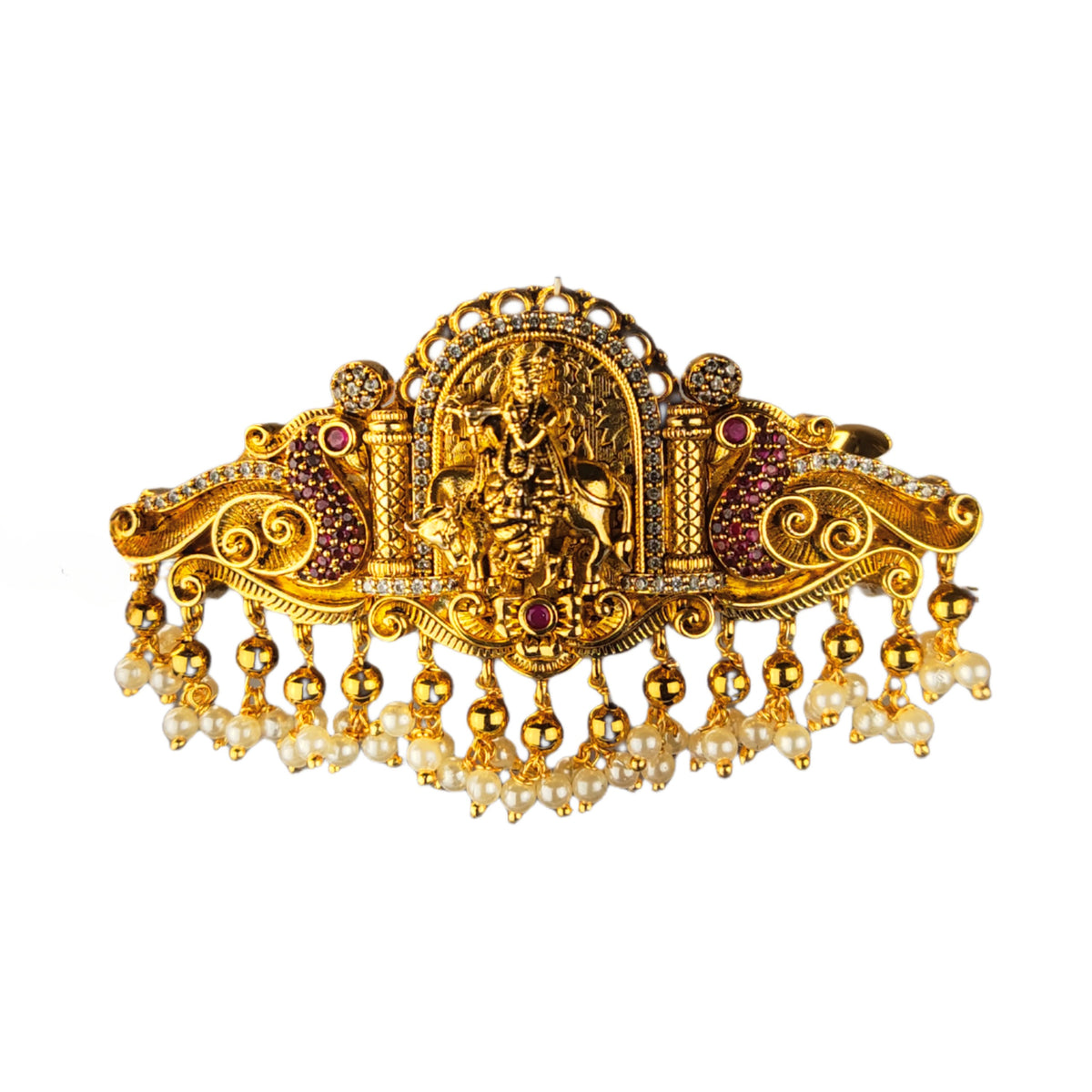 Antique CZ Hair Clip - Premium Vintage Hair Accessory