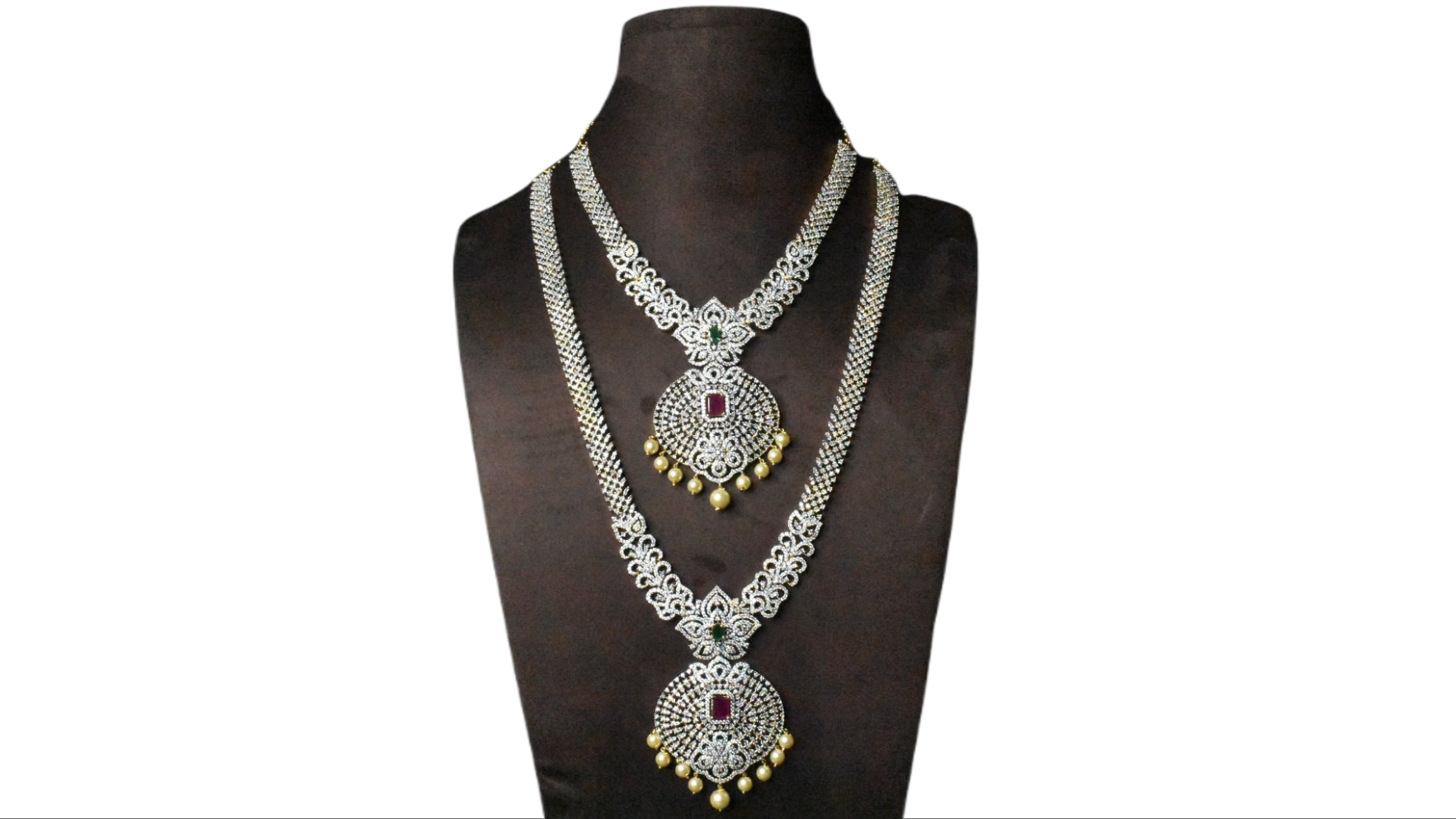 Bridal Necklace Combo Sets - Complete Jewelry Ensembles
