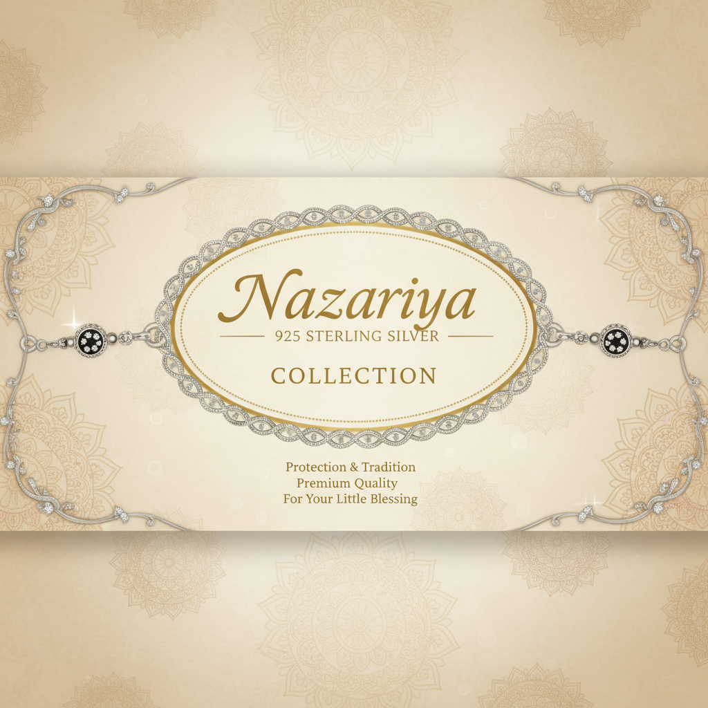 925 Sterling Silver Nazariya Bracelets - Traditional Baby Protection Jewelry