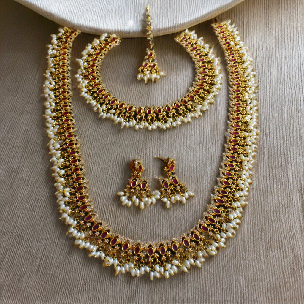 Guttapusalu Haram - Traditional South Indian Necklaces