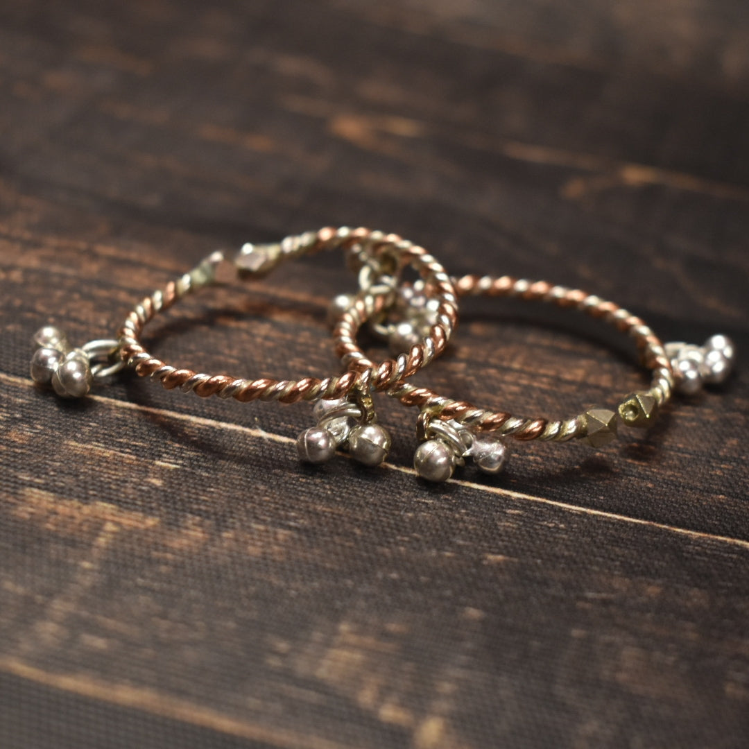 Kids Silver Anklets - Traditional Children's Silver Jewelry