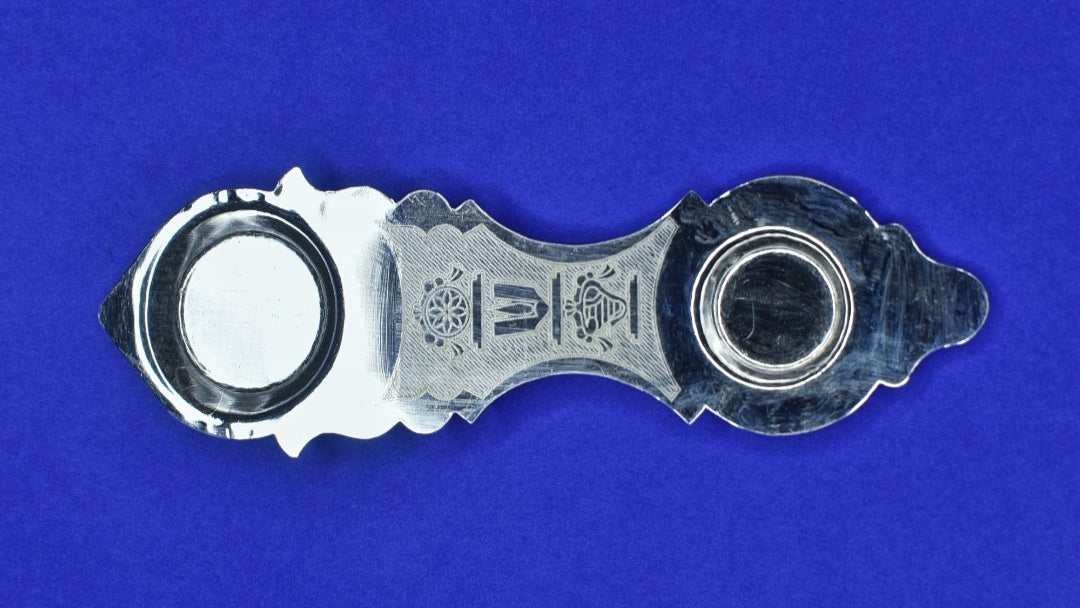 Pooja Kapoor Aarthi Spoons - Silver Camphor Spoons for Hindu Worship