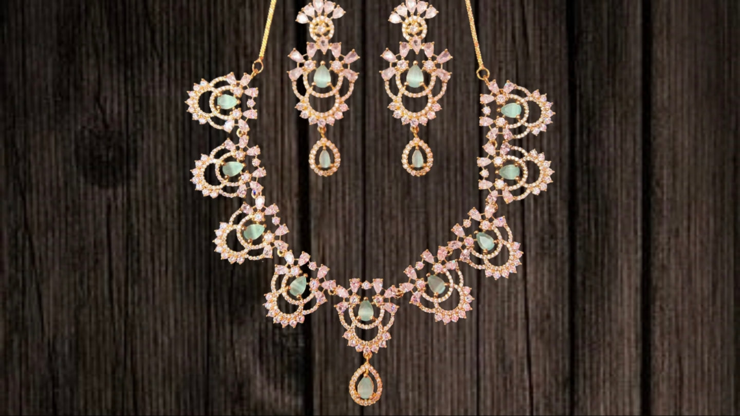 CZ Necklaces Collection - Cubic Zirconia Diamond Look Jewelry