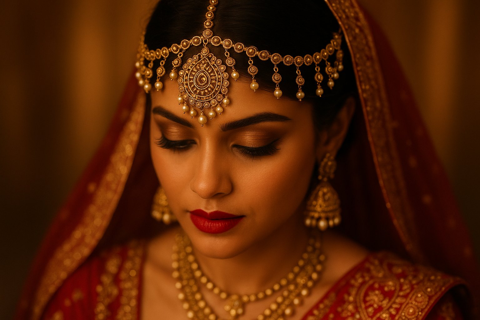 Exquisite Mathapatti Collection - Traditional Indian Forehead Jewelry