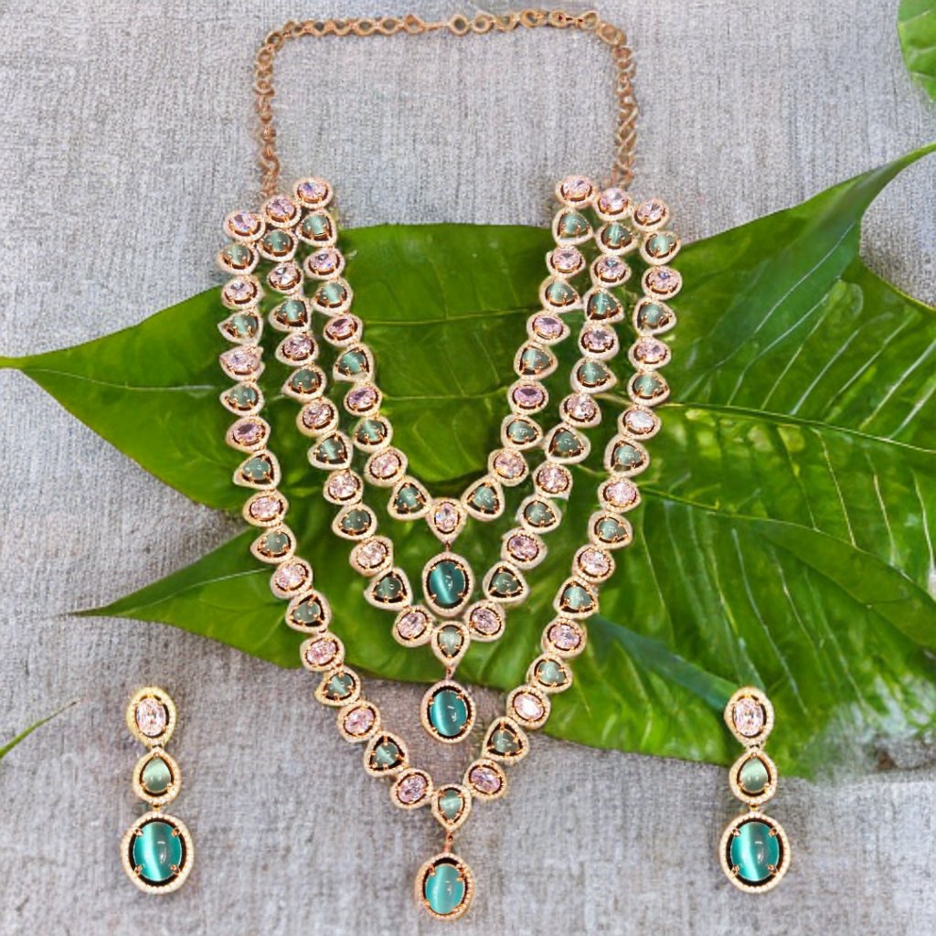 Rose Gold Long Necklace Sets - Statement Jewelry & Layering Pieces for Women