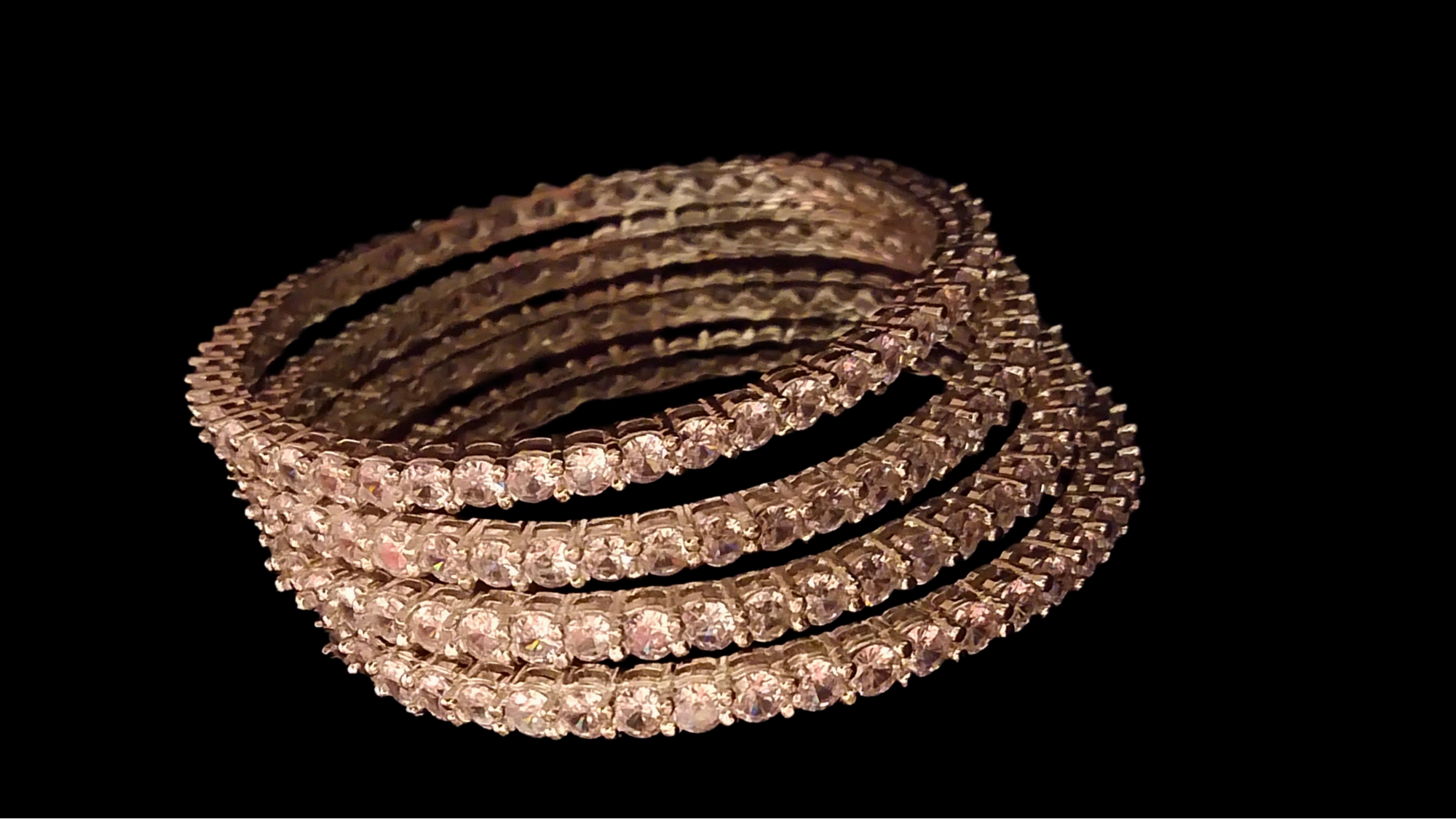 Rhodium Bangles - Premium Silver-Tone Fashion Bracelets for Women