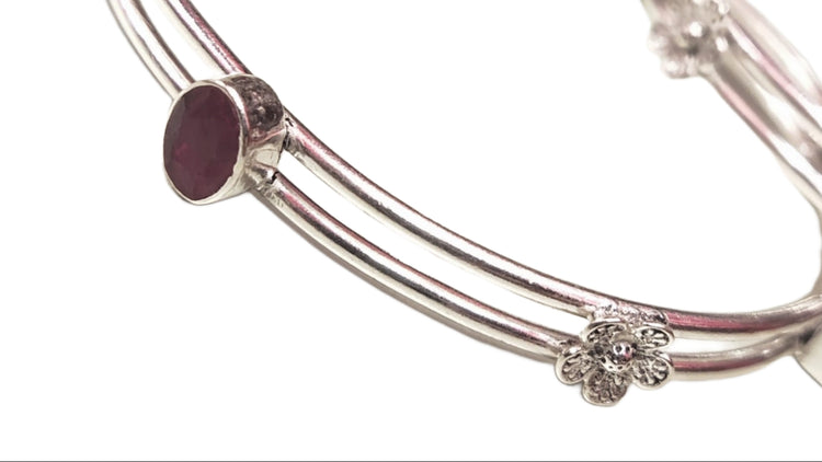 Women Silver Bangles