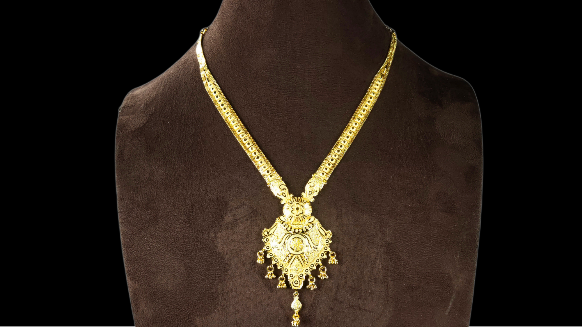 Gold Forming Necklace