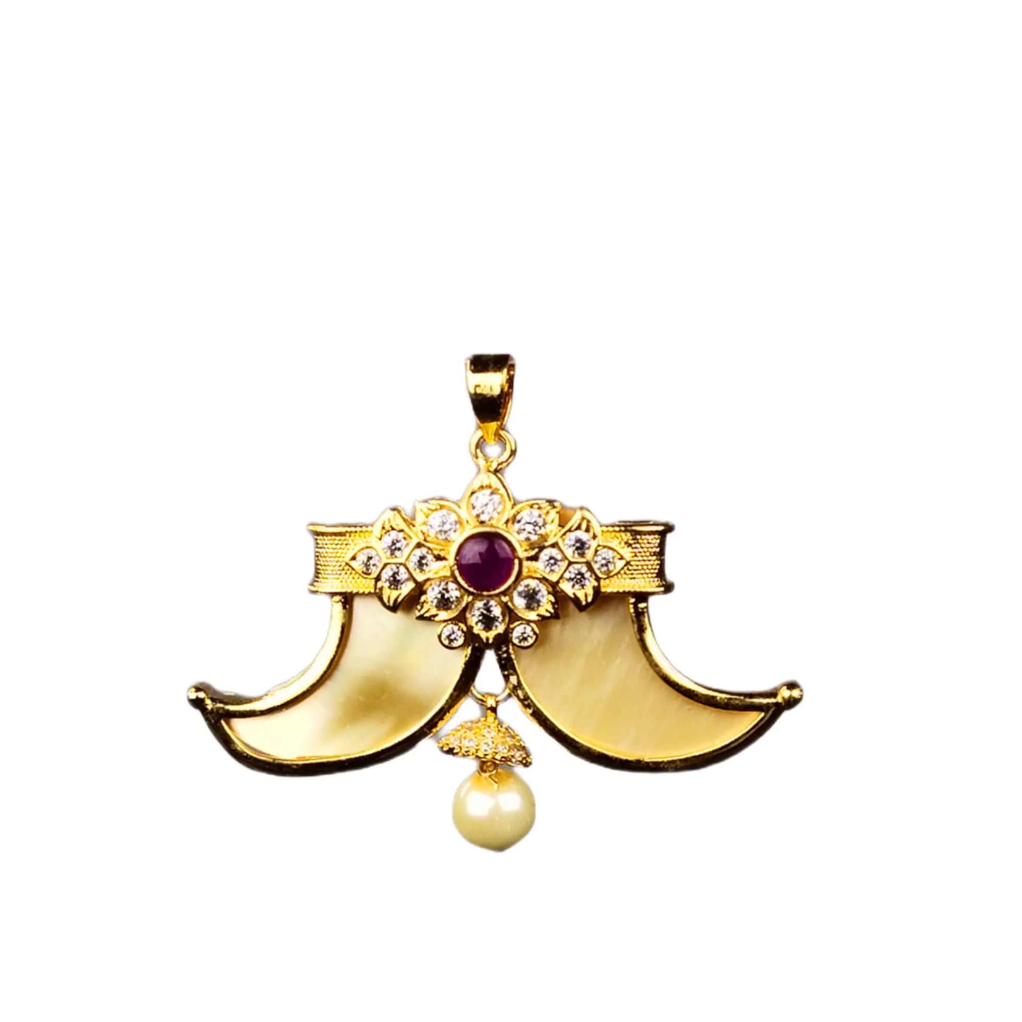 Puligoru Lockets - Traditional South Indian Gold Plated Jewelry