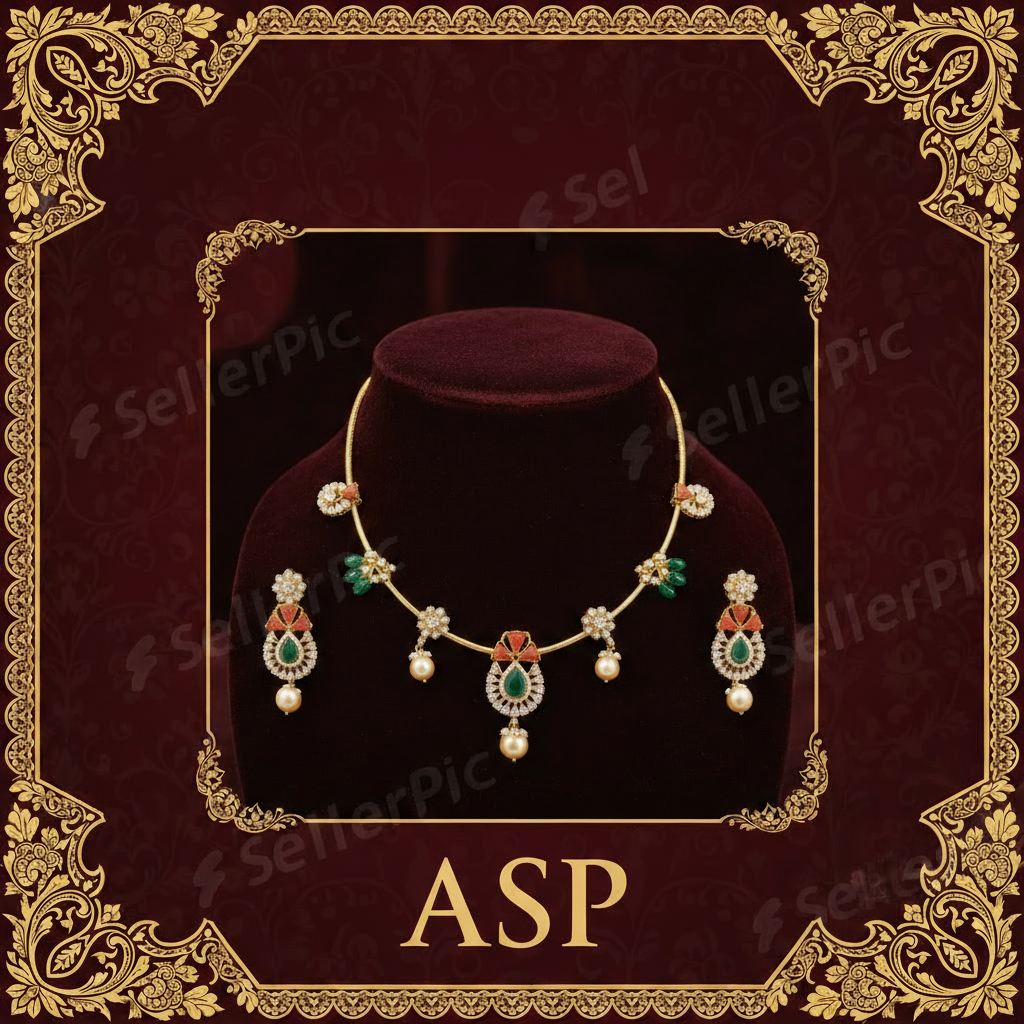 Kanti Necklaces - Traditional South Indian Choker Jewelry for Women