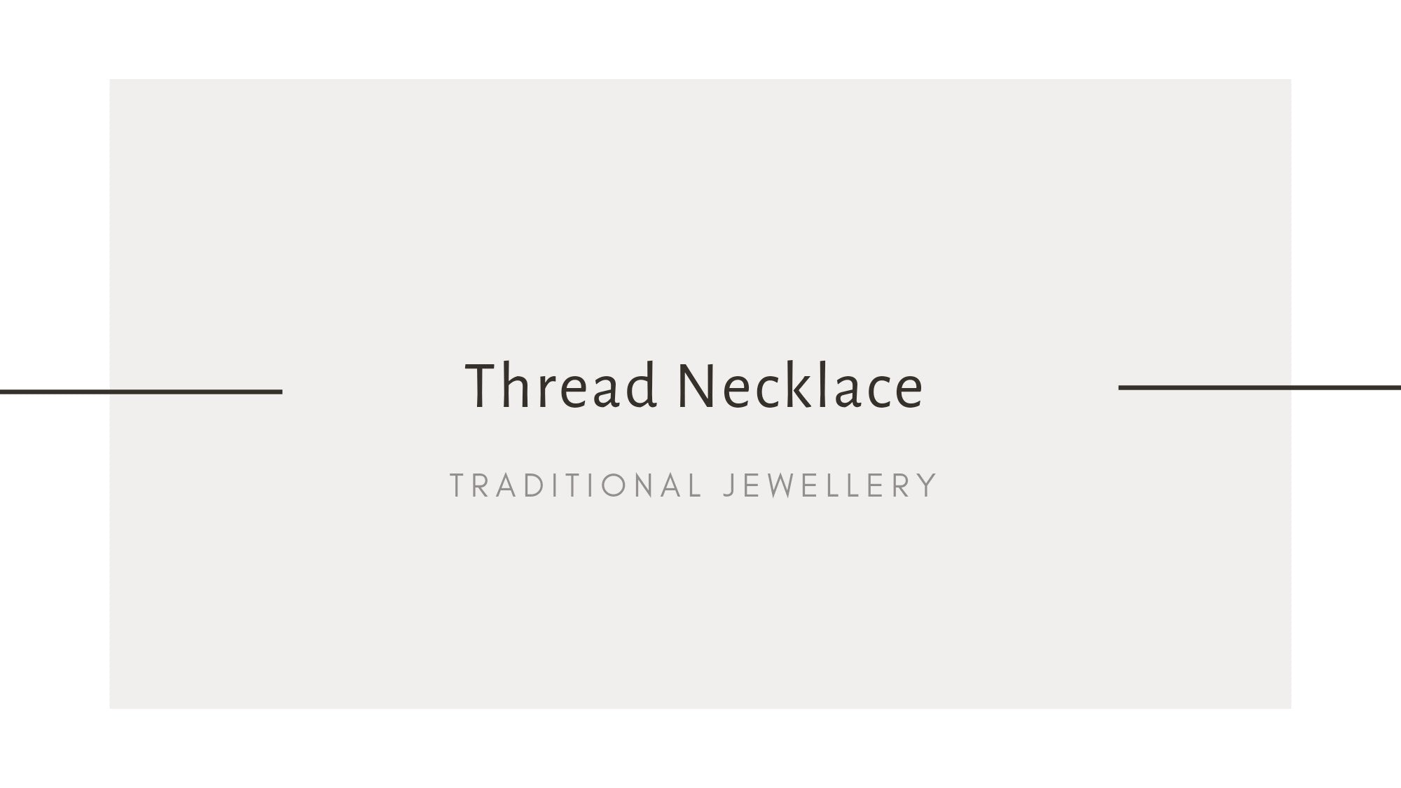 Handcrafted Thread Necklaces - Colorful Ethnic Jewelry Collection
