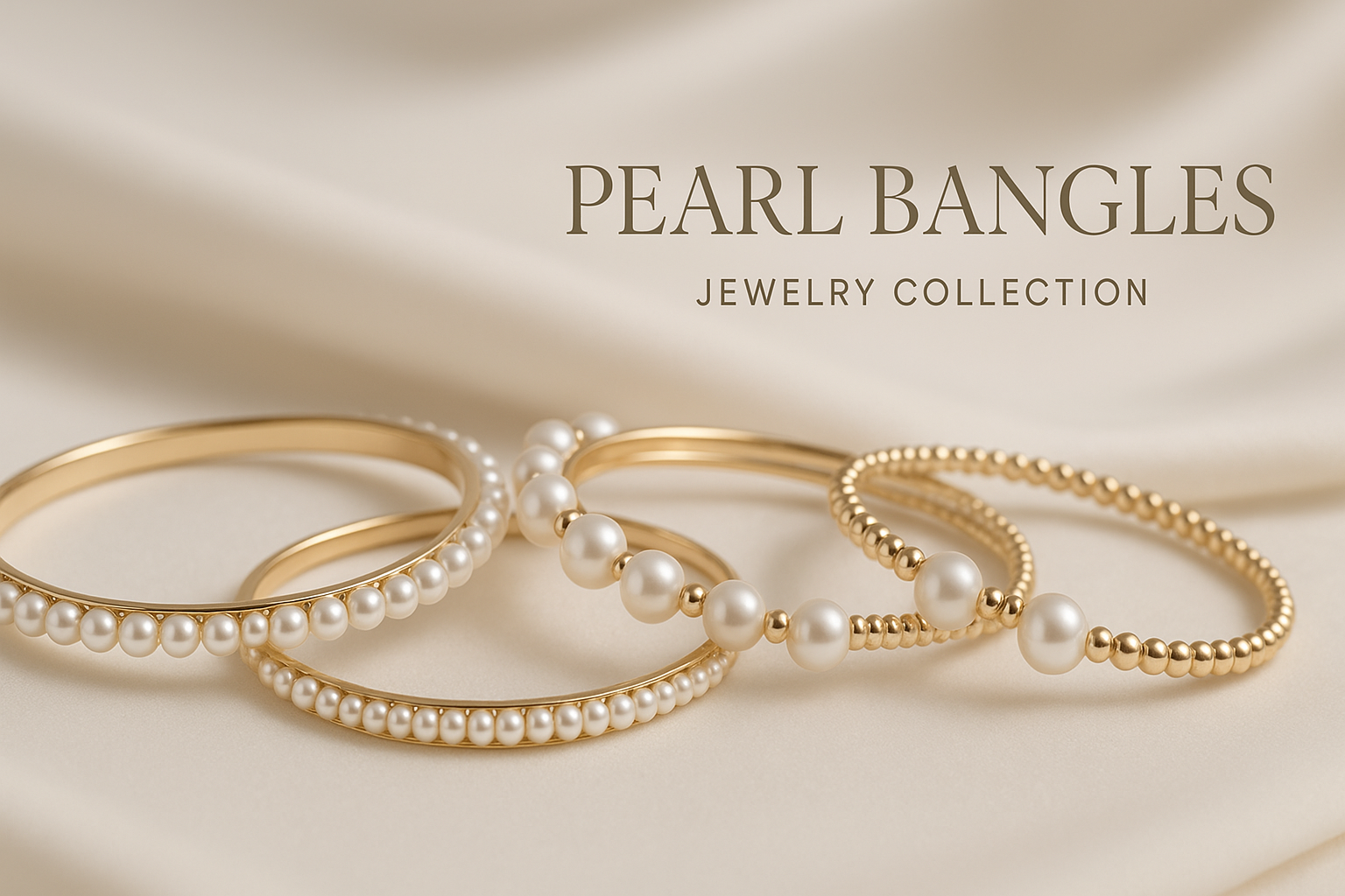 Elegant Pearl Bangles Collection