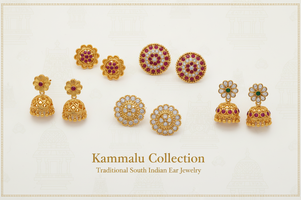 Kammalu Collection - Traditional South Indian Ear Jewelry