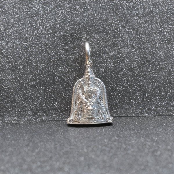 Pure Silver Ujjaini Mahakali Amma Locket By Asp Fashion Jewellery