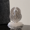 Pure Silver Yellamma Thalli Vigraham - Handcrafted Hindu Goddess Idol
