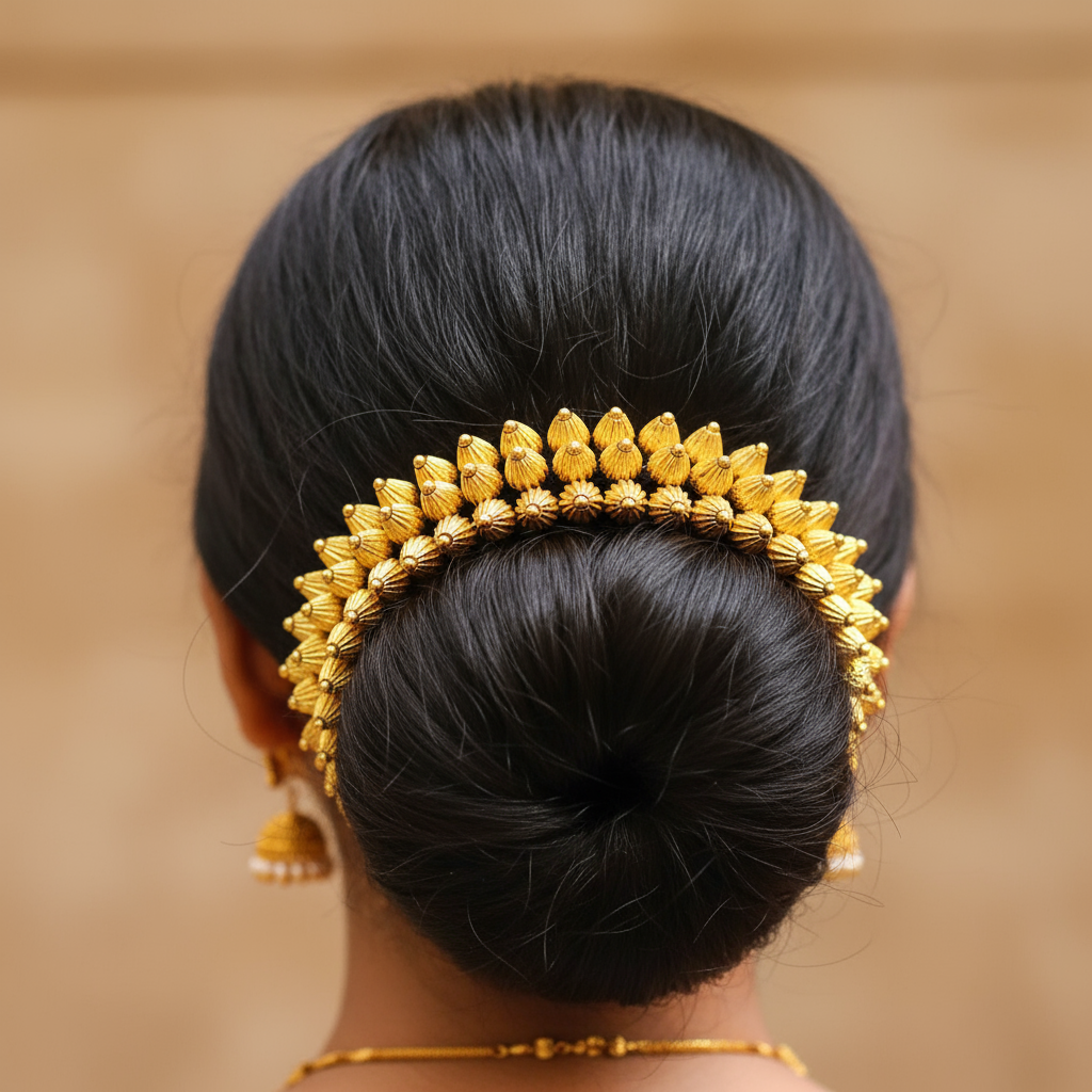 Thread Juda Band - Handcrafted Hair Accessory for Women | Traditional Hair Jewelry