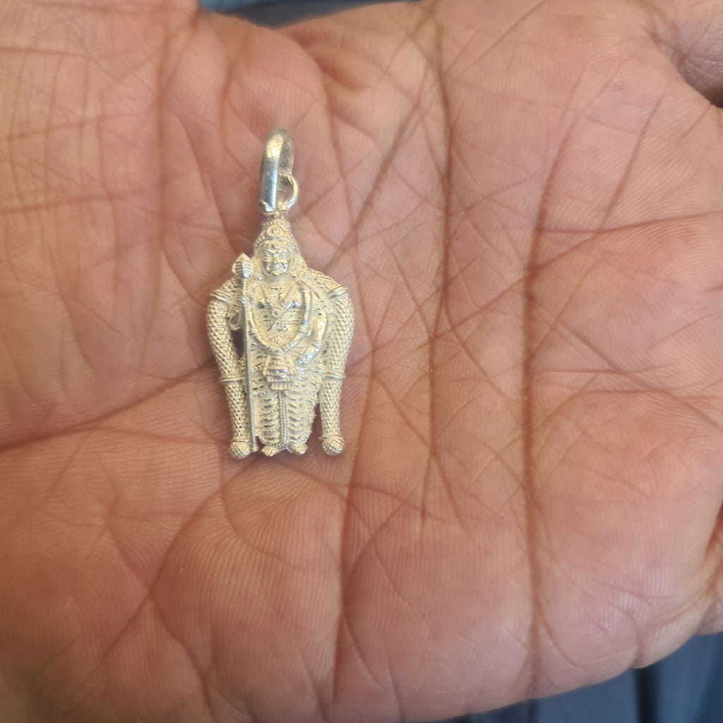 Embrace the Divine: Captivate With a Sterling Silver Murugan Swami Pendant