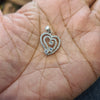 "Sparkle with Love: 92.5 Heart-Shaped CZ Locket to Hold Your Memories Close"