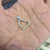 Sparkle with Love: 92.5 Heart-Shaped CZ Locket to Hold Your Memories Close"