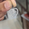 Sparkle with Love: 92.5 Heart-Shaped CZ Locket to Hold Your Memories Close"