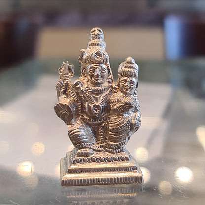 "Radiant Blessings: The Exquisite Pure Silver Lakshmi Narasimha Swami Idol"