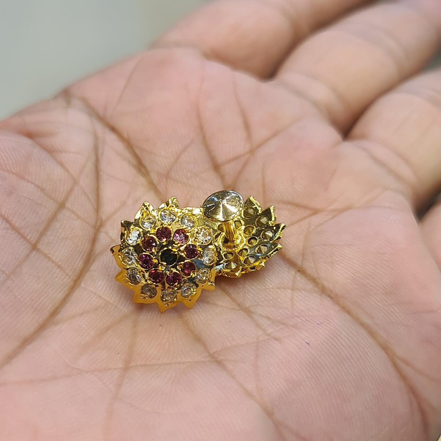 One Gram Gold Daily Wear Kammalu Earrings