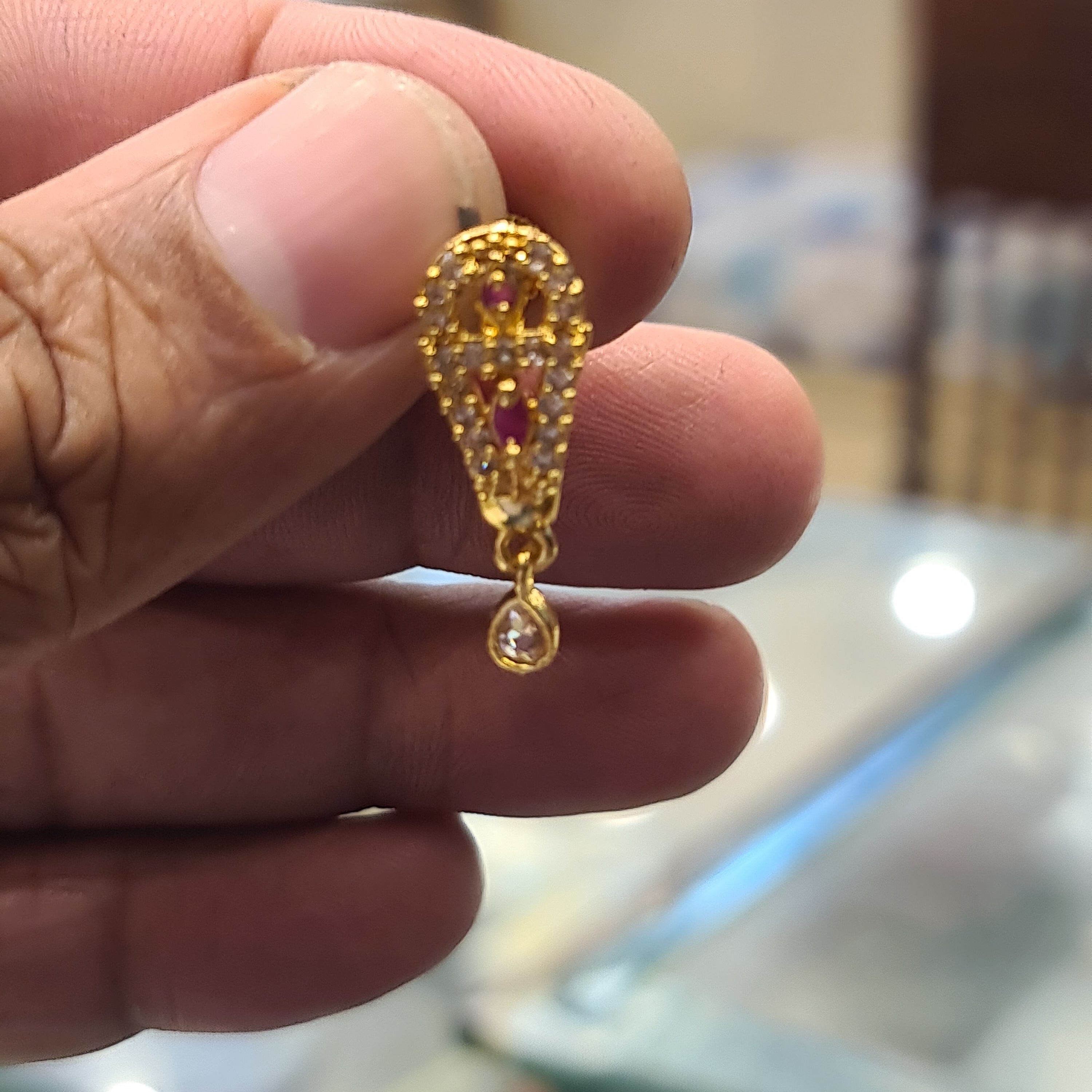 One Gram Gold Earrings for Daily Wear - Comfortable Lightweight Design