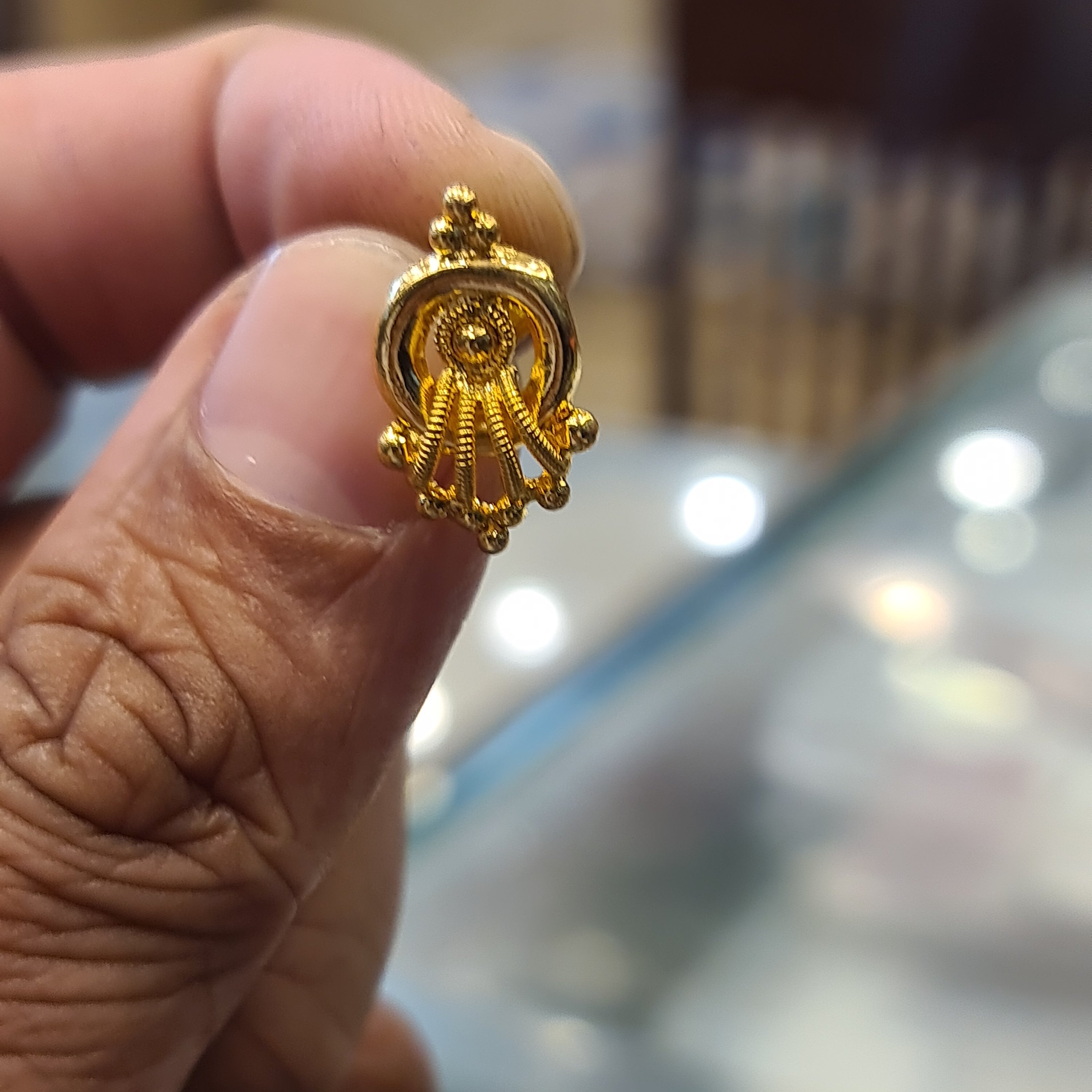 Small One Gram Gold Earrings - Versatile Daily Wear Collection