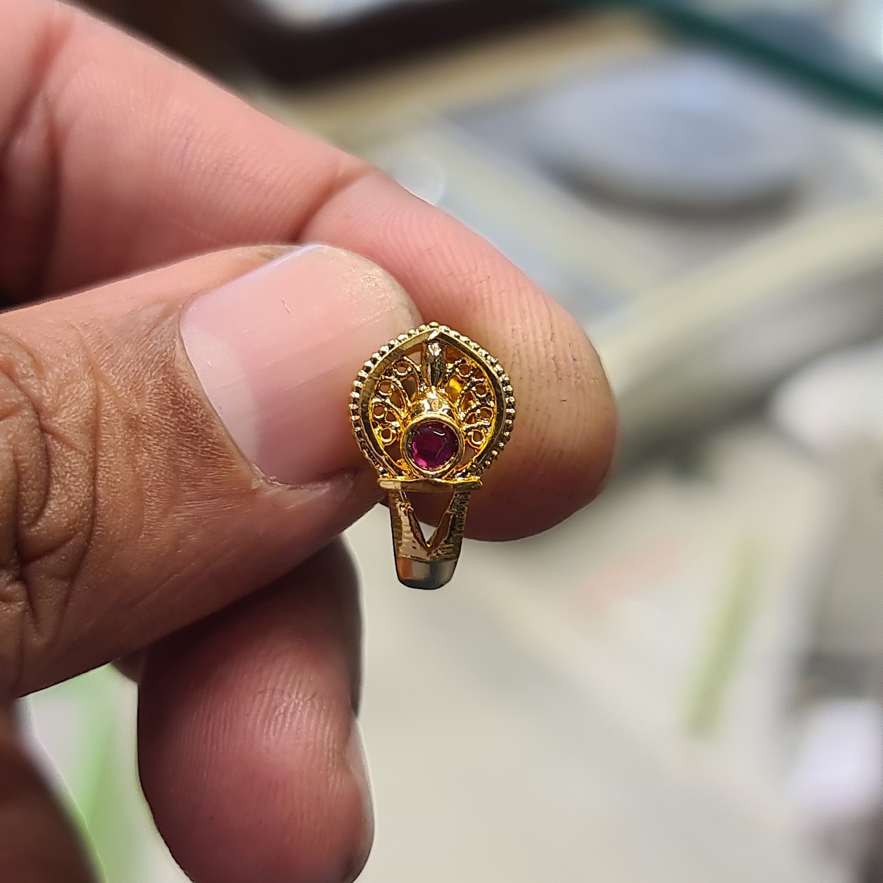 One Gram Gold Stud Earrings - Affordable Daily Wear Luxury